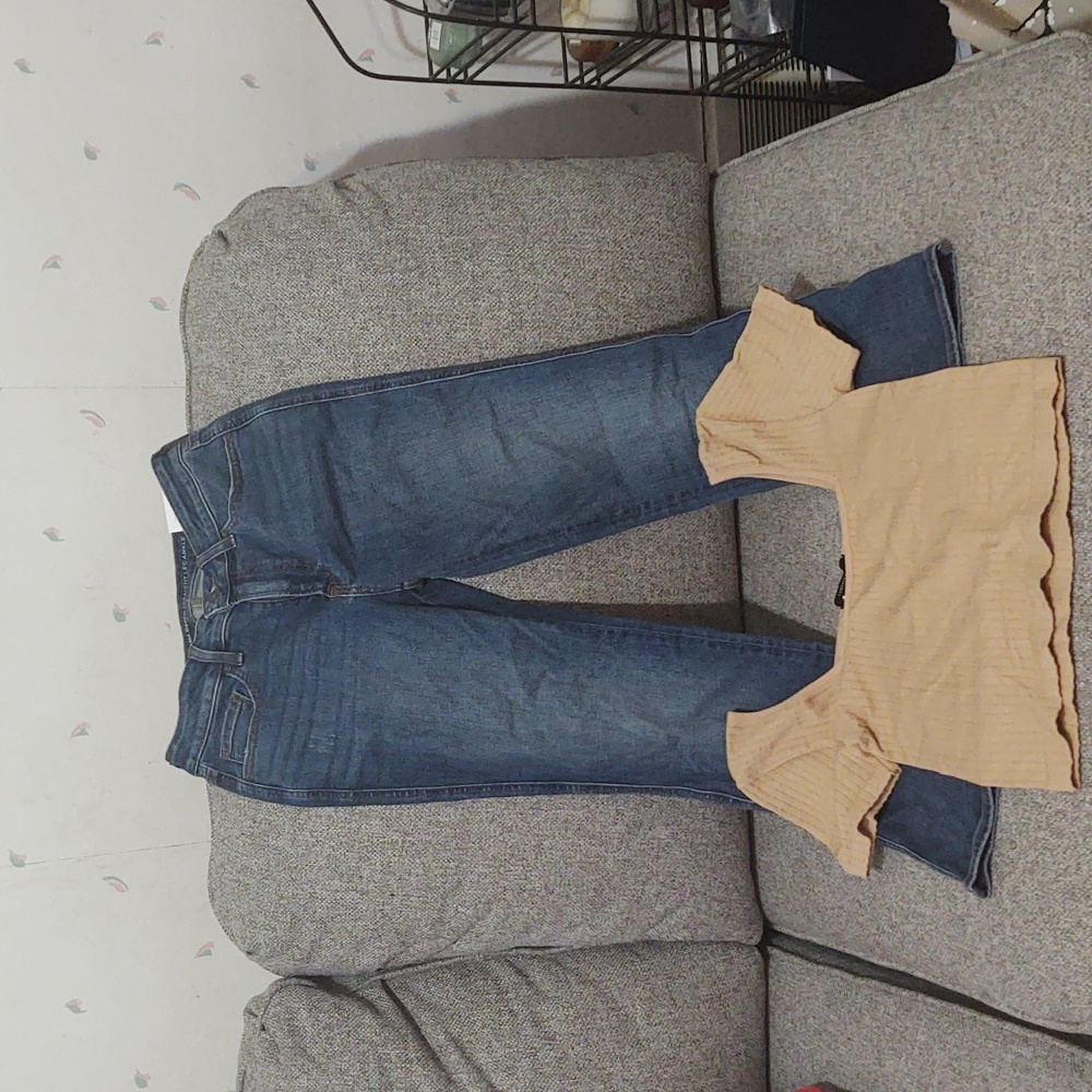 Bundle of jeans and top
